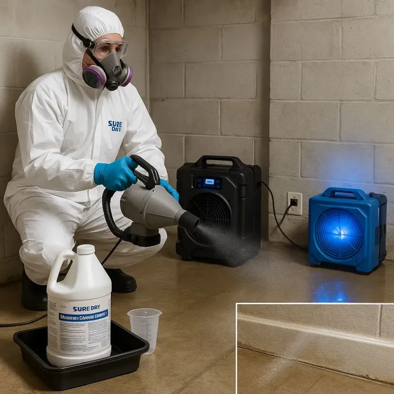 Sanitization and Odor Removal process in Sheffield, IA